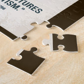 George Washington Quote American President Art ジグソーパズル (側面)