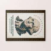 George Washington Quote American President Art ジグソーパズル (横)