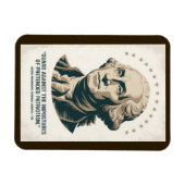 George Washington Quote American President Art マグネット (横)