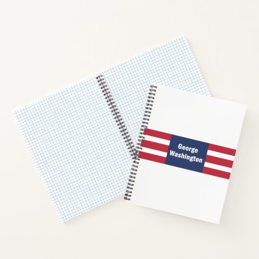 George Washington Spiral Notebook  ノートブック (内部)