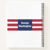 George Washington Spiral Notebook  ノートブック (裏面)