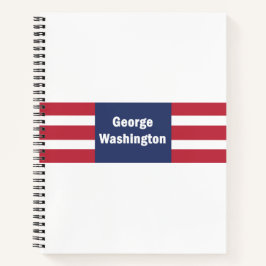 George Washington Spiral Notebook  ノートブック
