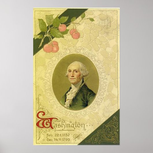 George Washington Vintage Poster ポスター (正面)