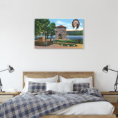 George Washington's HQ, Tower of Victory Scene キャンバスプリント (インサイチュ (寝室))