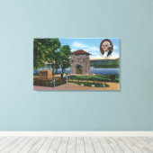 George Washington's HQ, Tower of Victory Scene キャンバスプリント (インサイチュ (ウッドフロア))