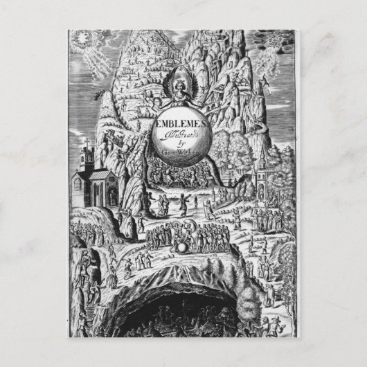 George Witherの「Emblems」への先駆け， 1635 ポストカード (正面)