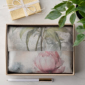 Georgeous Peony Botanical Flower Illustration 薄葉紙 (ギフト)