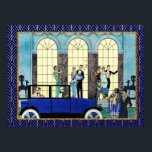 Georges Barbier - Au Revoir ポスター<br><div class="desc">If you choose to download, Your local Walgreen store makes board posters of your download into different sizes and in various textures at a very good price. Sometimes with a discount. A tip from my US friend. For UK see "Digital Printing" online. I have always loved this artwork from Georges...</div>