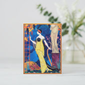 Georges Barbier - Cover of Les Modes Magazine ポストカード (スタンド正面)