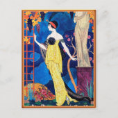 Georges Barbier - Cover of Les Modes Magazine ポストカード (正面)