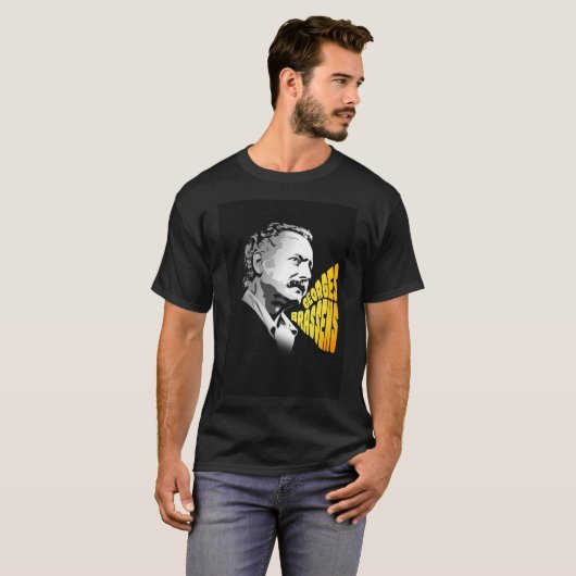 Georges Brassens Tシャツ (正面フル)