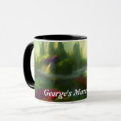 George's Morning Teaカスタマイズ可パーソナライズされた能 マグカップ (正面左)