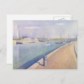 Georges Seurat – グラビネーズのチャンネル ポストカード (正面/裏面)