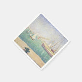 Georges Seurat – 本船港の入口 スタンダードカクテルナプキン (角)