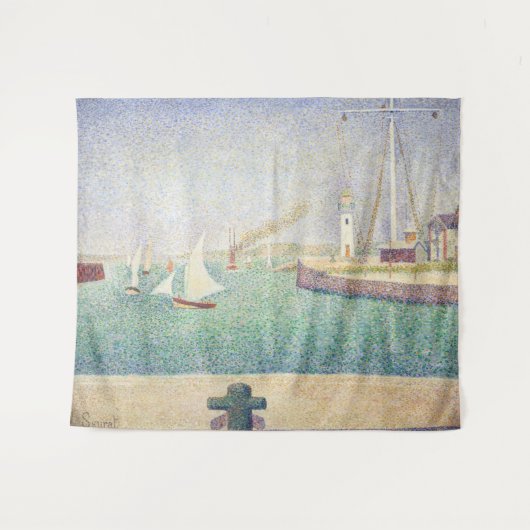 Georges Seurat – 本船港の入口 タペストリー (正面(横))