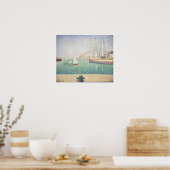 Georges Seurat – 本船港の入口 ポスター (キッチン)
