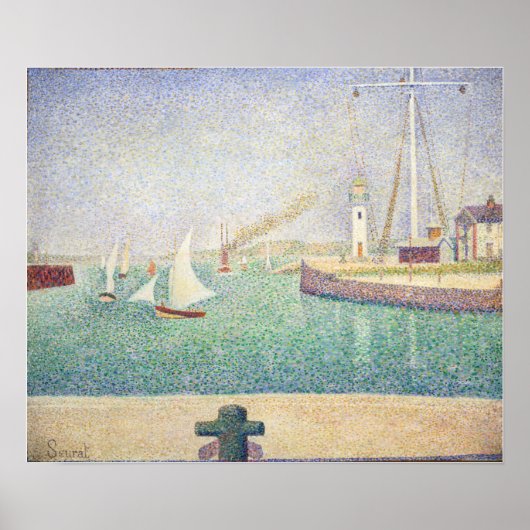 Georges Seurat – 本船港の入口 ポスター (正面)
