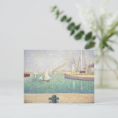 Georges Seurat – 本船港の入口 ポストカード (スタンド正面)