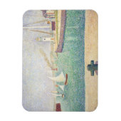 Georges Seurat – 本船港の入口 マグネット (縦)