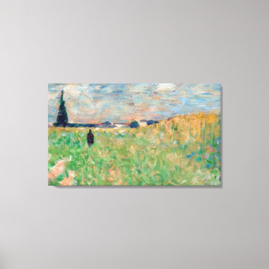 Georges Seurat art キャンバスプリント (正面)