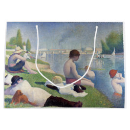 Georges Seurat — Bather at Asnieres ラージペーパーバッグ