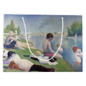 Georges Seurat — Bather at Asnieres ラージペーパーバッグ (裏面)