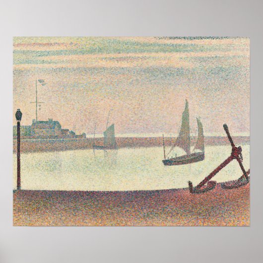 Georges Seurat - The Channel at Gravelines ポスター (正面)
