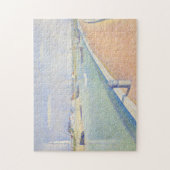 Georges Seurat - The Channel of Gravelines ジグソーパズル (縦)