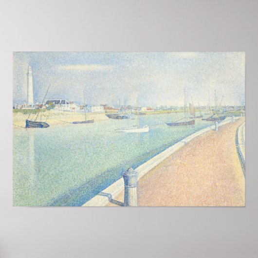 Georges Seurat - The Channel of Gravelines ポスター (正面)