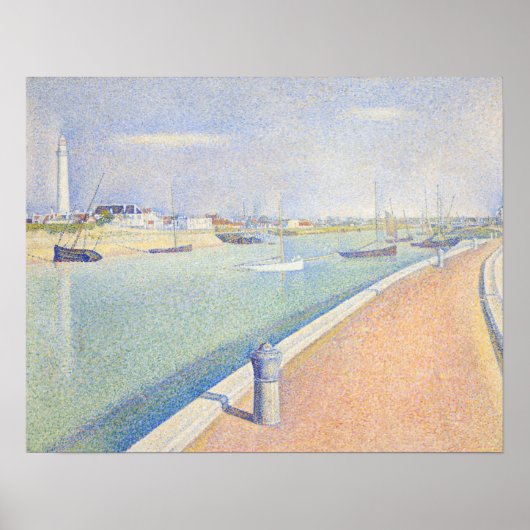 Georges Seurat - The Channel of Gravelines ポスター (正面)