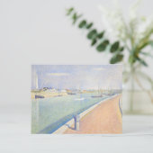 Georges Seurat - The Channel of Gravelines ポストカード (スタンド正面)