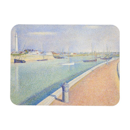Georges Seurat - The Channel of Gravelines マグネット (横)