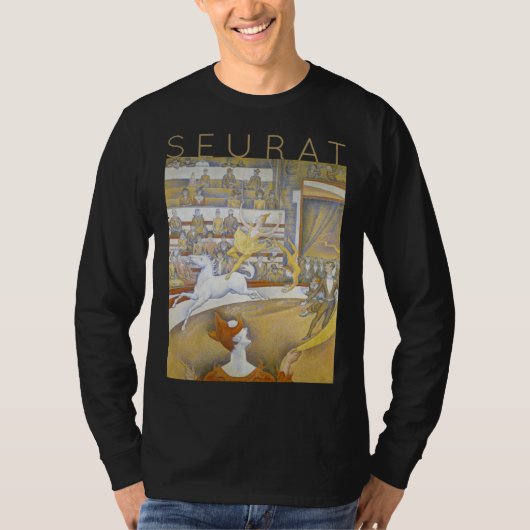 Georges Seurat  The Circus  for Artists Tシャツ (正面)