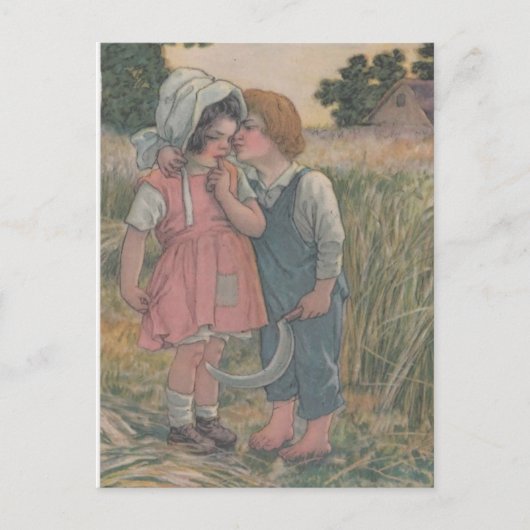 Georgey Porgeyカードを広告するBetsy Rossのパン ポストカード (正面)