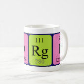 Georgi期別テーブル名mug コーヒーマグカップ (正面右)