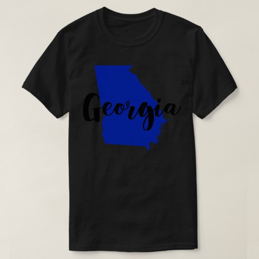 GeorgiaスクリプトTシャツ Tシャツ (デザイン正面)