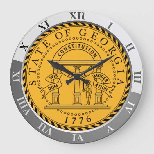 Georgia ラージ壁時計 (正面)
