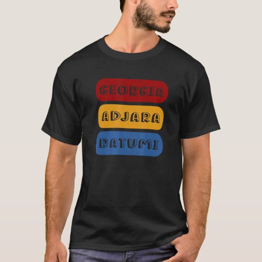 Georgia, Adjara, Batumi, Georgian Tシャツ (正面)