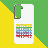 Georgia Colorful Hearts Pattern Samsung Galaxyケース