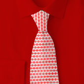 Georgia Flag Brick Pattern ネクタイ