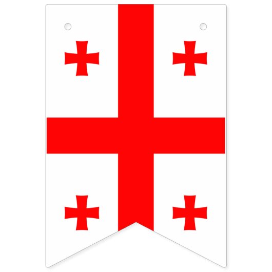 Georgia flag bunting banner バンティングフラッグ (第1の旗)