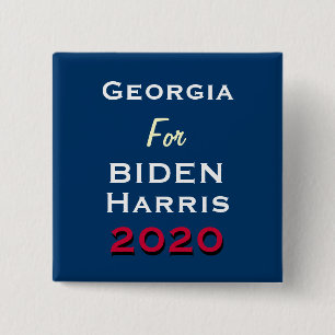 GEORGIA Forバイデン氏HARRIS 2020キャンペーンボタン 缶バッジ