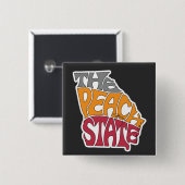 Georgia Nickname Word Art 缶バッジ (正面&裏面)