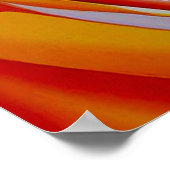 Georgia O'Keefe – フラワーアブストラクション ポスター (角)