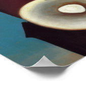 Georgia O'Keeffe calle nueva york luna ポスター (角)