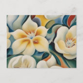 Georgia O'Keeffe flowers ポストカード (正面)