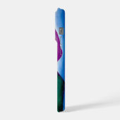 Georgia O'Keeffe, Lake George Reflection (1921) iPhoneケース (左側面)