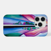 Georgia O'Keeffe, Lake George Reflection (1921) iPhoneケース (裏面横)