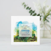 Georgia O'Keeffe Quote Inspirational Card カード (スタンド正面)