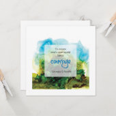 Georgia O'Keeffe Quote Inspirational Card カード (正面/裏面インサイチュ)